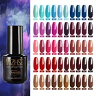 MIZHSE 7 мл Цветной Гель-лак для ногтей, семиперманентный эмаль УФ светодиодный био-Гели Soak Off Гель-лак для ногтей маникюр