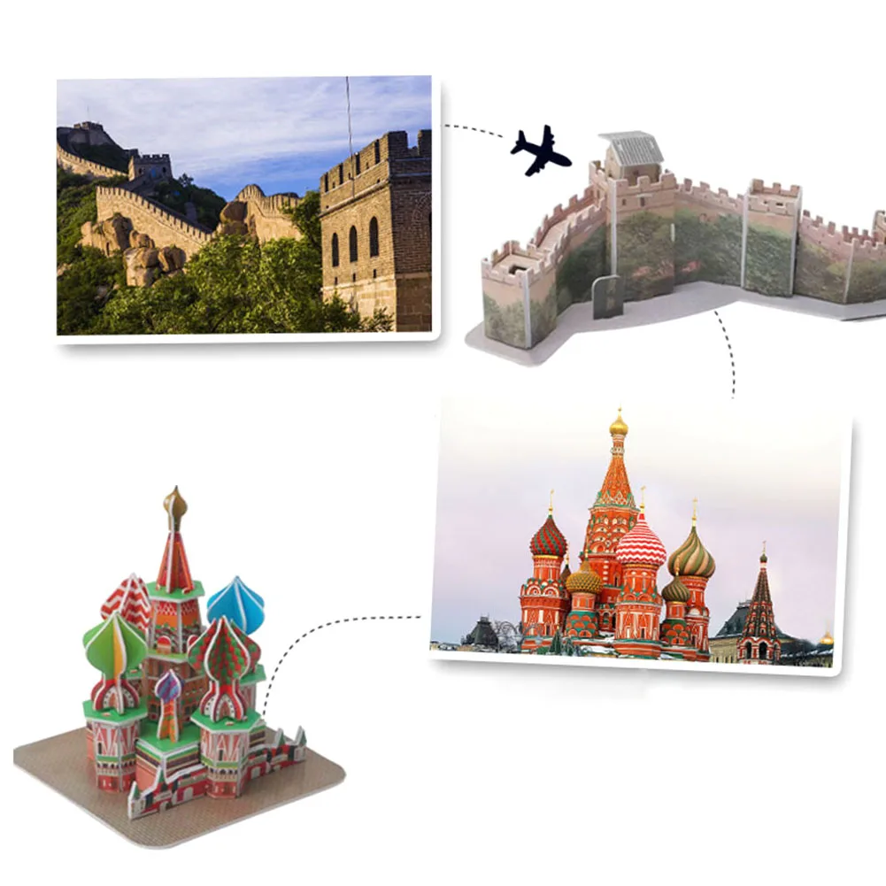 Детский пазл сделай сам интеллектуальный 3D научная и образовательная