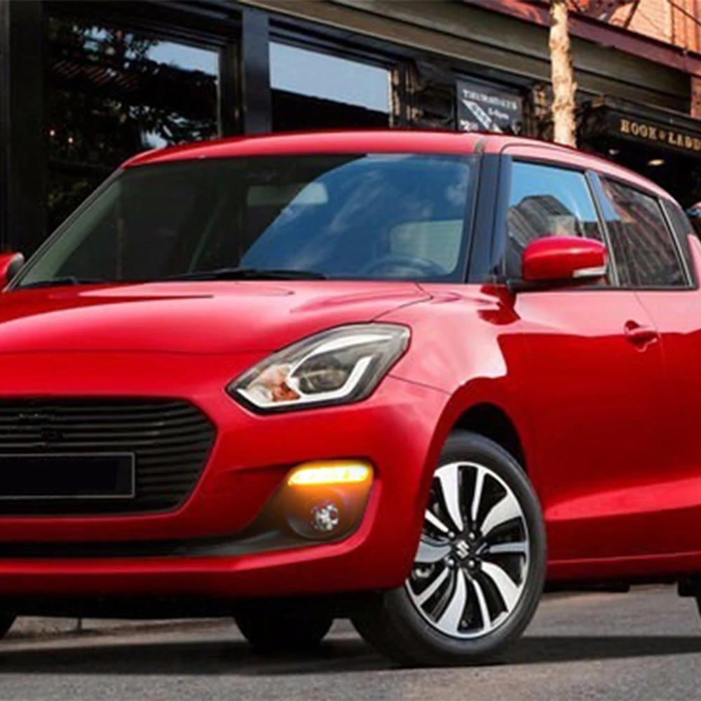 Автомобильный мигающий 2 шт. для Suzuki Swift 2017 2018 2019 светодиодный дневный ходовой