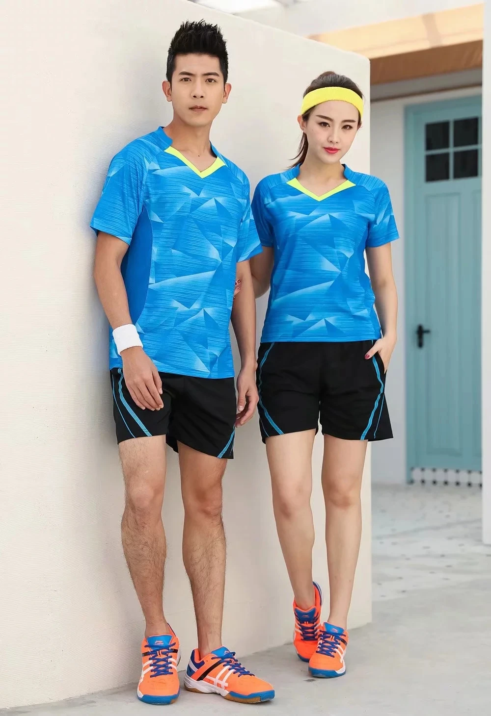 Теннисная Спортивная футболка и шорты комплект для лета быстросохнущая одежда