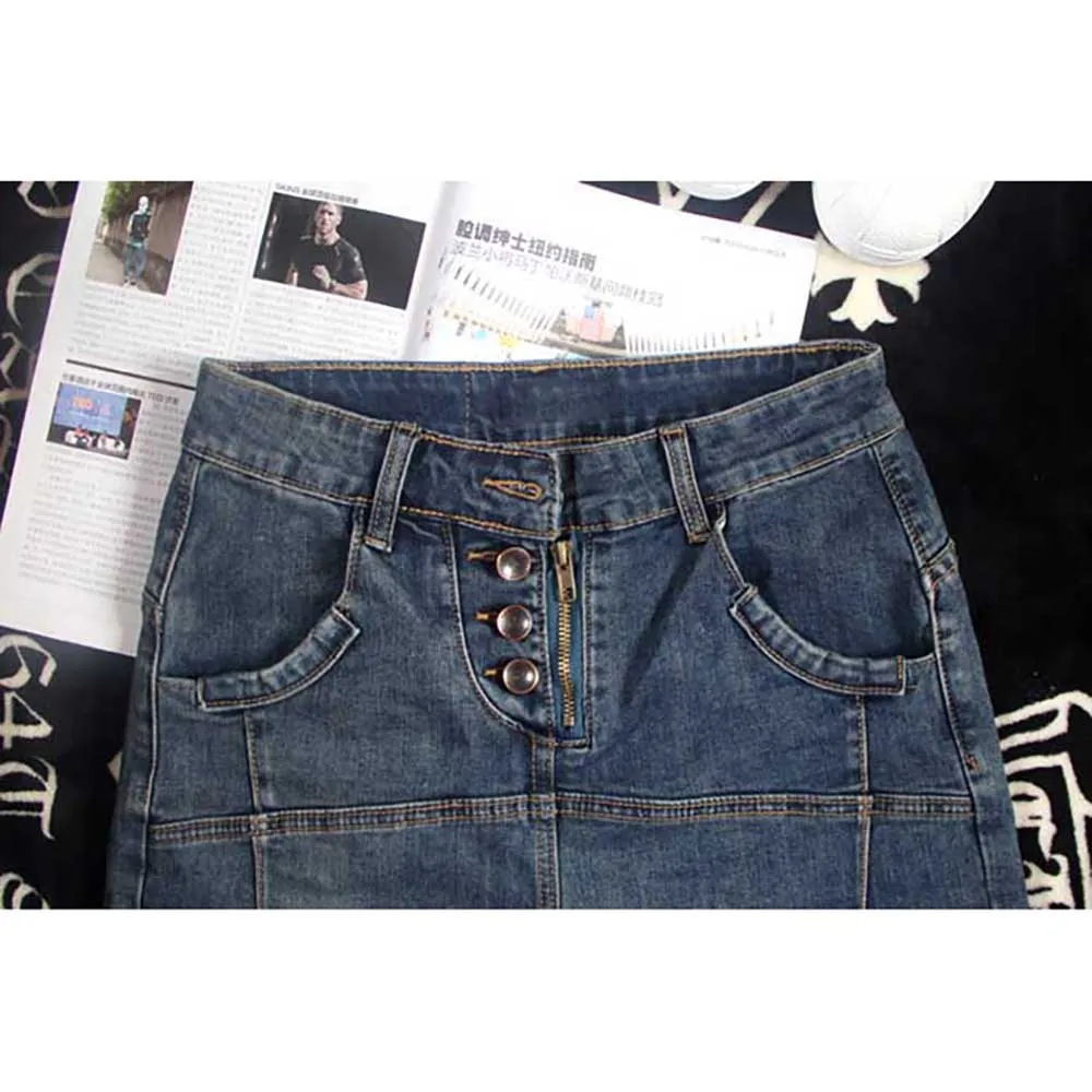 New Fashion Hiphop Harem Jeans Men Casual Slim Fit Retro Denim Cargo Pants Blue Tapered Trousers Streetwear Overalls Clothing