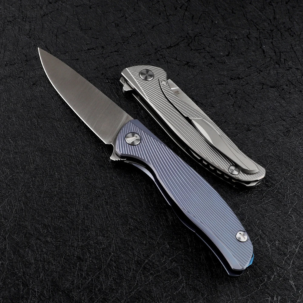 Шарикоподшипник Nine thorn F95 TC4 с титановой ручкой лезвие D2 для кемпинга охоты