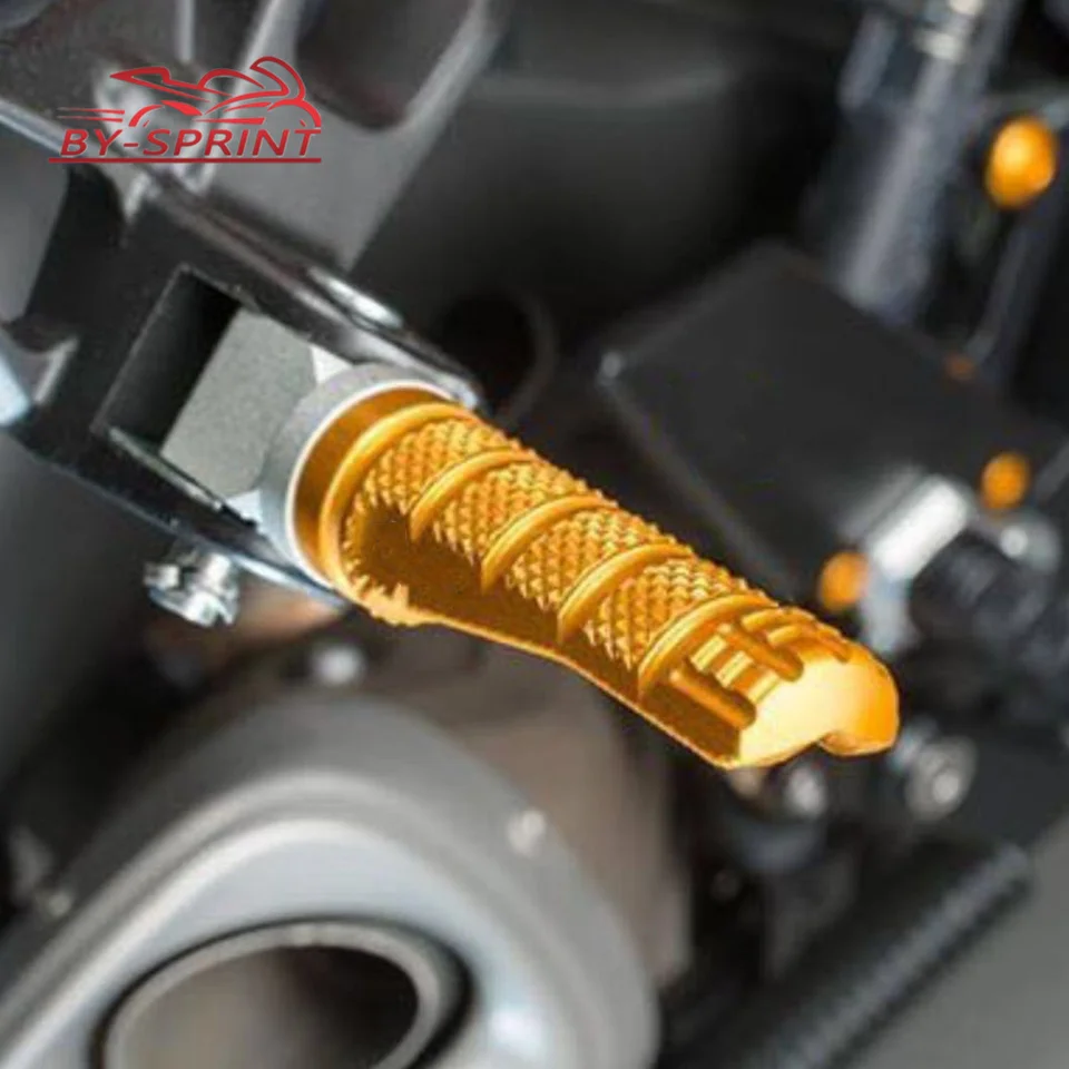 Мотоциклетные алюминиевые аксессуары Ninja650 CNC Задние подножки педали Колки для