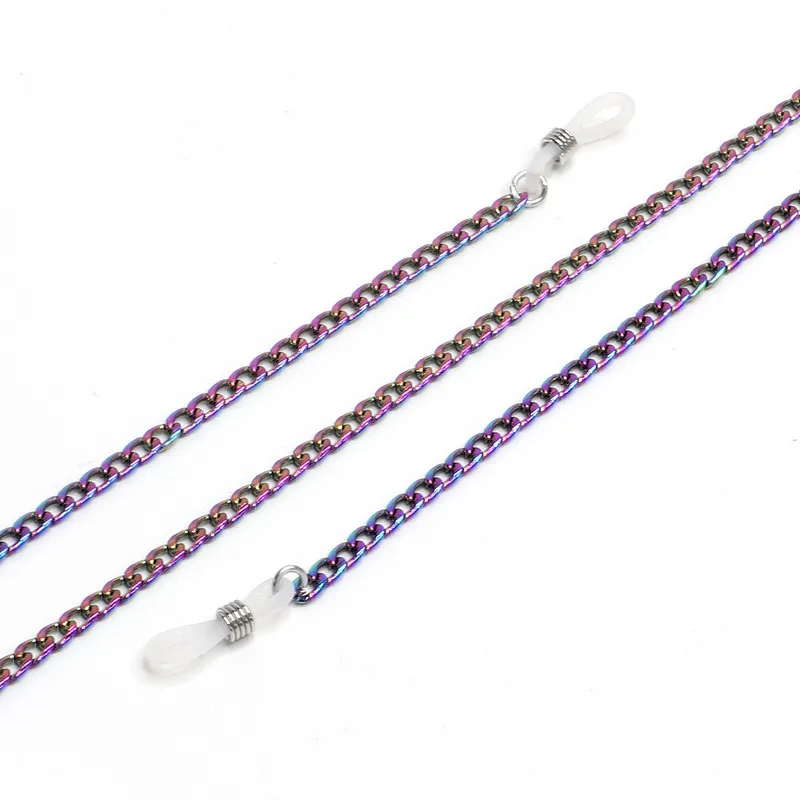 

Simple Glasses Chain Metal Multicolor Glasses Strap Eyeglass Metal Chain Reading Glasses Cord Holder Neck Strap Accessories