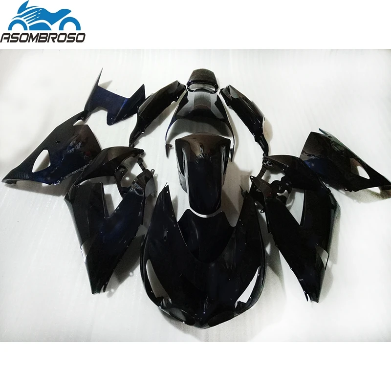 

Glossy Black Injection Mold Boldyworks for Kawasaki Ninja ZX14R fairing kit 2006-2008 fairing set zx14r 06 07 08 GJ48