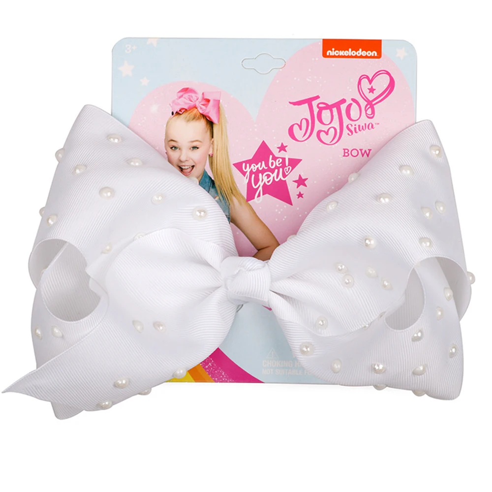 8 дюймов аксессуар для волос девочек бант большой с принтом зажим ручной работы