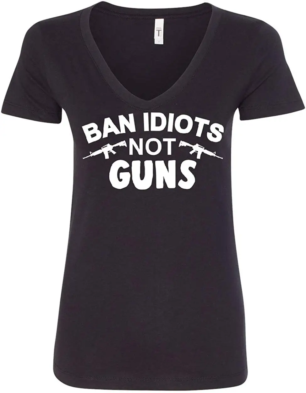 TSDFC Ban Idiots Not guns женская футболка с v образным вырезом Патриот 2nd amgrade Pro Arms Унисекс