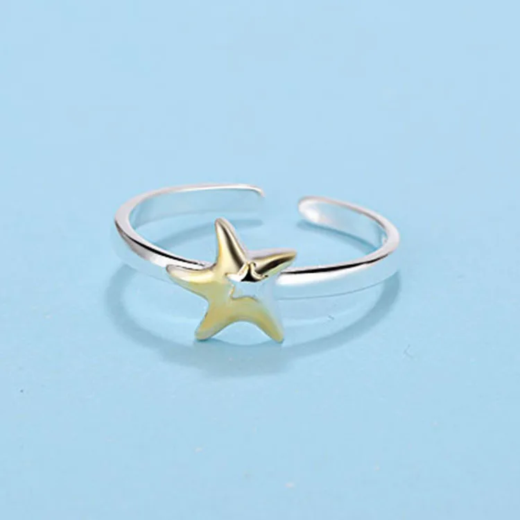 Простое корейское модное регулируемое кольцо с цветком качественные ювелирные