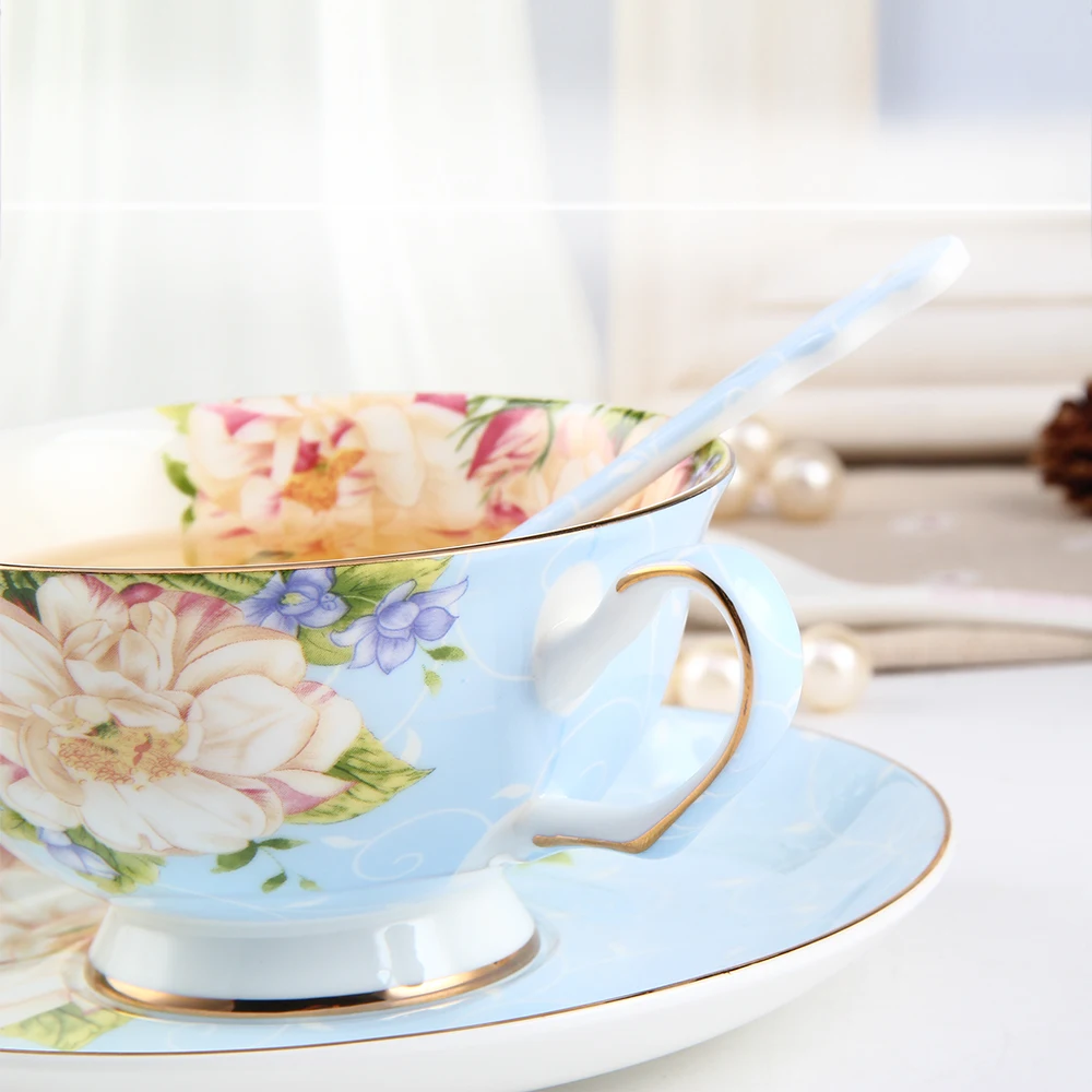 Качественная теплая рельефная китайская чайная чашка 8 унций с блюдцем | Дом и сад