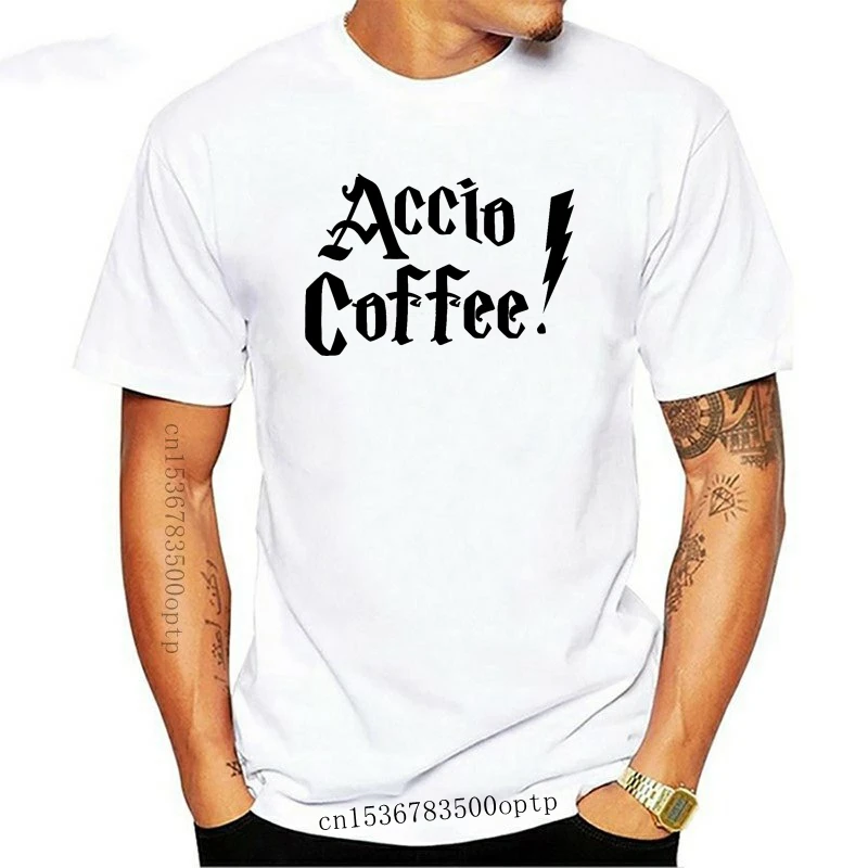 

New 2021 Summer Fashion Men O-Neck T Shirt Accio Coffee Funny Gift Potter Swag Mens Womens Cotton T-Shirt T shirt