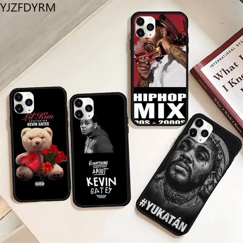 

YJZFDYRM Kevin Gates Phone Case Rubber for iPhone 11 pro XS MAX 8 7 6 6S Plus X 5S SE 2020 XR case