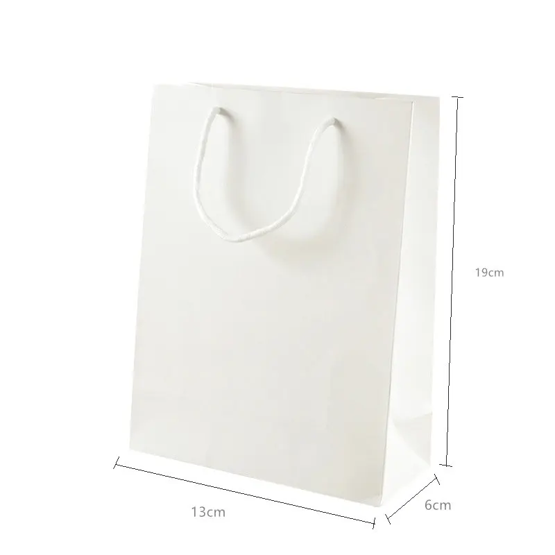 20 шт./лот маленькие белые простые черные Бумажный Подарочный Пакет Крафт бумажная коробка для конфет с