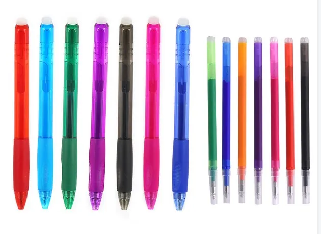 

7 color erasable pen 7 color ink gel pen set style friction friction new best-selling creative drawing stationery pen for school