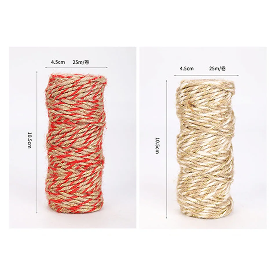3 мм 25 м белый джутовый шнур ленты веревка ремесла шитье сделай сам натуральный
