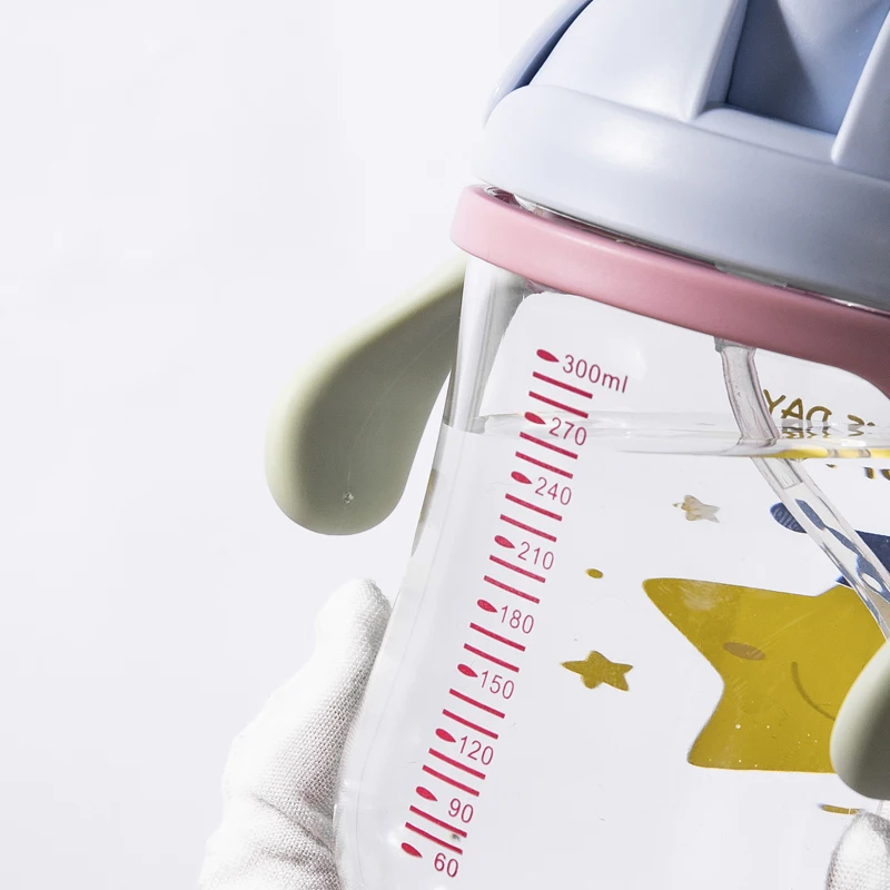Детская бутылочка для кормления с ручкой 300 мл|Чашки| |