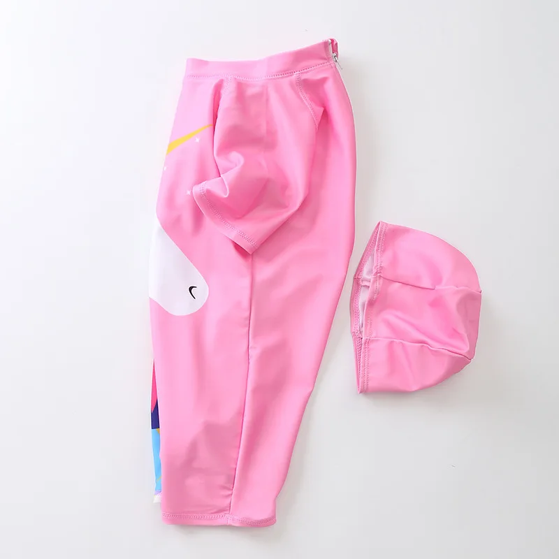 Купальный костюм для девочек 1 7 лет новинка 2020 года Цельный купальник детский