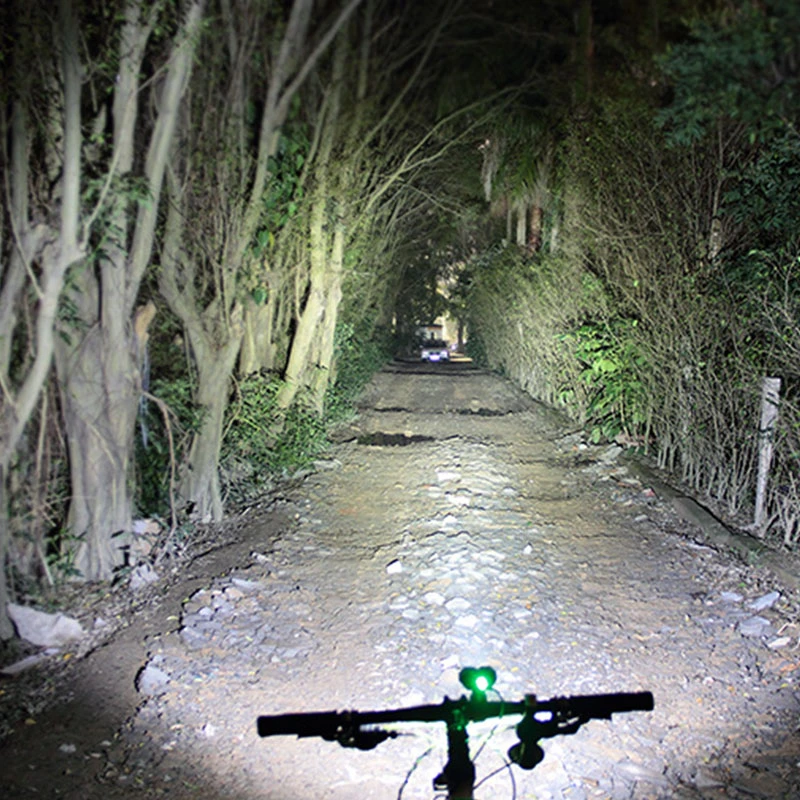 Подсветка на велосипед 8000 Lumen LED Light велосипедный фонарь + Батарея упаковке с