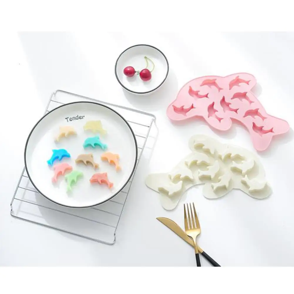 

Силиконовая форма для шоколада 3D Дельфин Форма силиконовые кухонные принадлежности, приспособления для пресс-форм для выпечки тортов DIY ко...