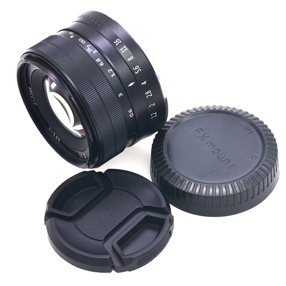 Новый Ehanced 35 мм F1.2 ручной фокус Объектив металлический корпус прочный легкий