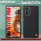Чехол для Xiaomi Mi 11T Pro 5G, текстурированный нейлоновый чехол Nillkin для Xiaomi Mi11T, прочный нескользящий чехол для телефона M 11T, чехол-сумка