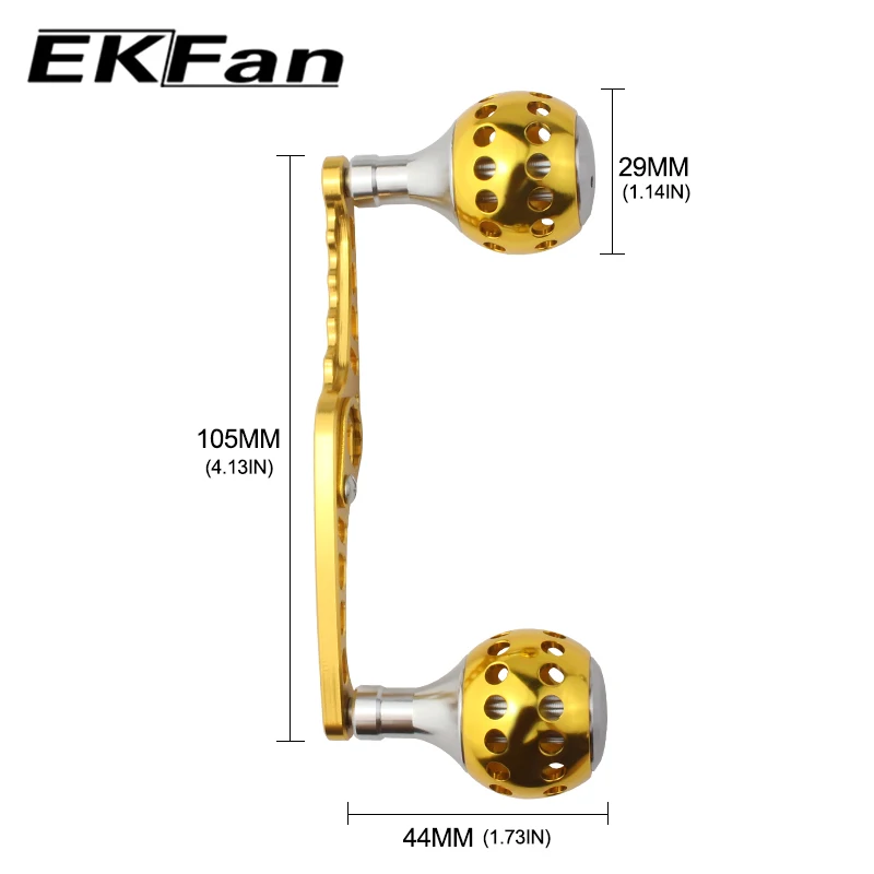 EKFan 8*5 мм отверстие капли воды барабан колесная приманка литье джиг катушка 100 s