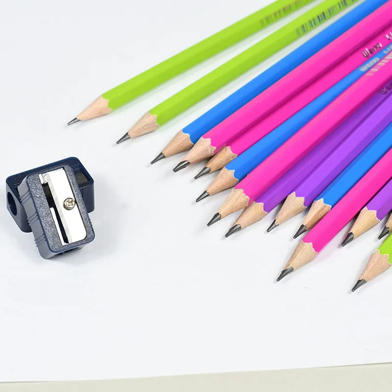 9509ED 12 pcs/set High quality environmental protection student pencil HB writing tool school stationery | Канцтовары для офиса и
