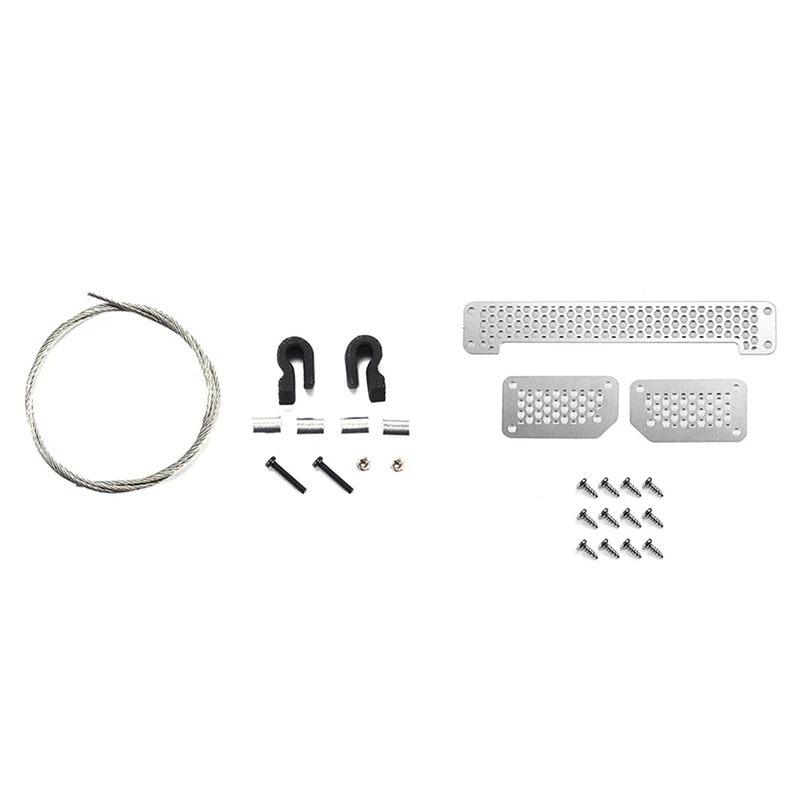 

for MN86S MN86 MN86KS MN86K MN G500 RC Car RC Car Steel Rope Set & Metal Front Intake Grille Mesh Grille