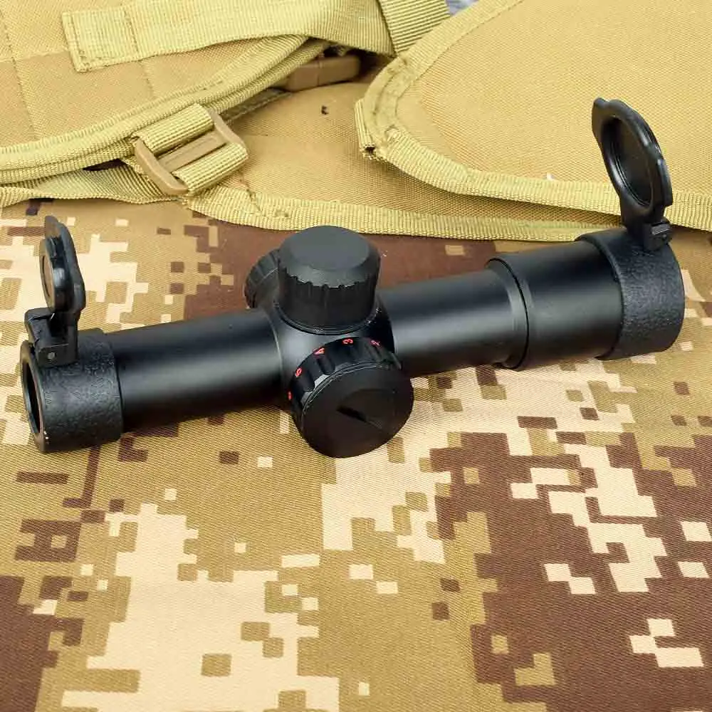 Тактический прицел AK47 AK74 AR15 охотничий 4.5X20 E с красной подсветкой Mil Dot|Оптические