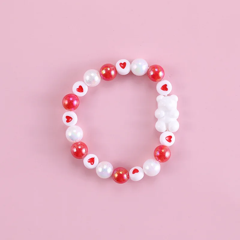 Makersland милые медвежонки из бисера для детей маленький медведь Подвесные Браслеты