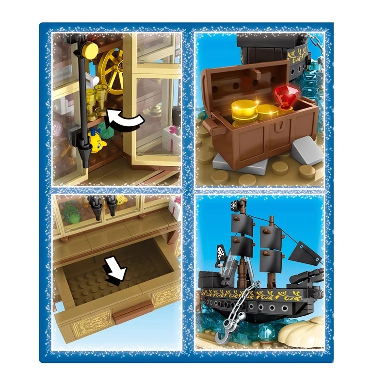 

Cabinet Building Blocks Figures Toys Storage Movie Model Bricks Set Toys Gifts for Children Kids Collection Showcase Toys