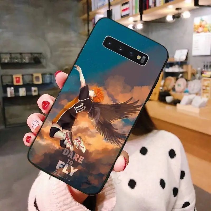 

Anime volleyball boy Phone Case For Samsung A50 A51 A71 A20E A20S S10 S20 S21 S30 Plus ultra 5G M11 funda shell