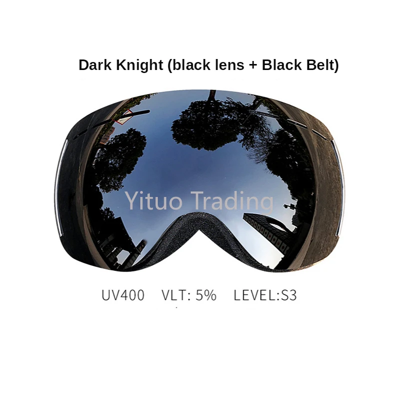 G-plus Kufeng Ski Glasses Equipment TPU PC Material Large Spherical Goggles Double Anti-fog Lenses Mountaineering Snow Myopia |