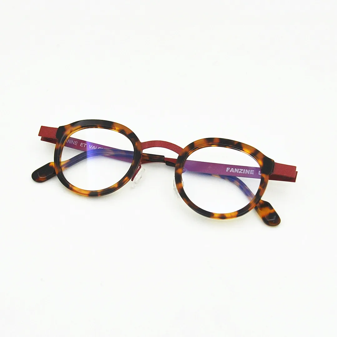 Belight Optical ANNE ET VALENTI*N Eyewear Handmade Craft Men Acetate Prescription Vintage Eyeglasses Spectacle Frame FANZINE