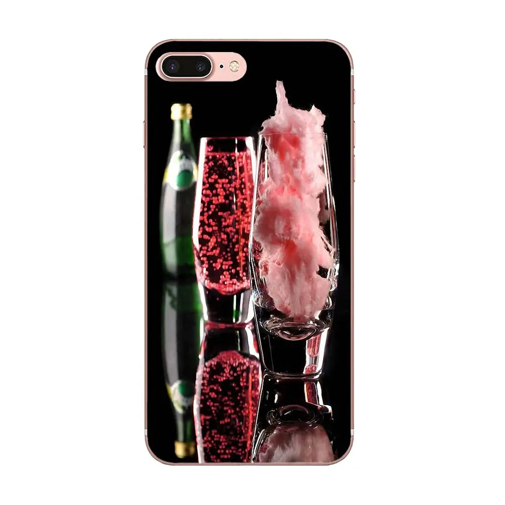 Бокал для вина Bubble Wine Glass Elegance Transparent Clear TPU для Xiaomi Redmi Mi 4 7A 9T K20 CC9 CC9e Note 7 9 Y3 SE Pro Prime Go Play on.