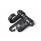 Многофункциональная вешалка на подголовник автомобильного сиденья, крючок-держатель для сумки, тканевый держатель для продуктов, автомобильные аксессуары, зажим для крепления