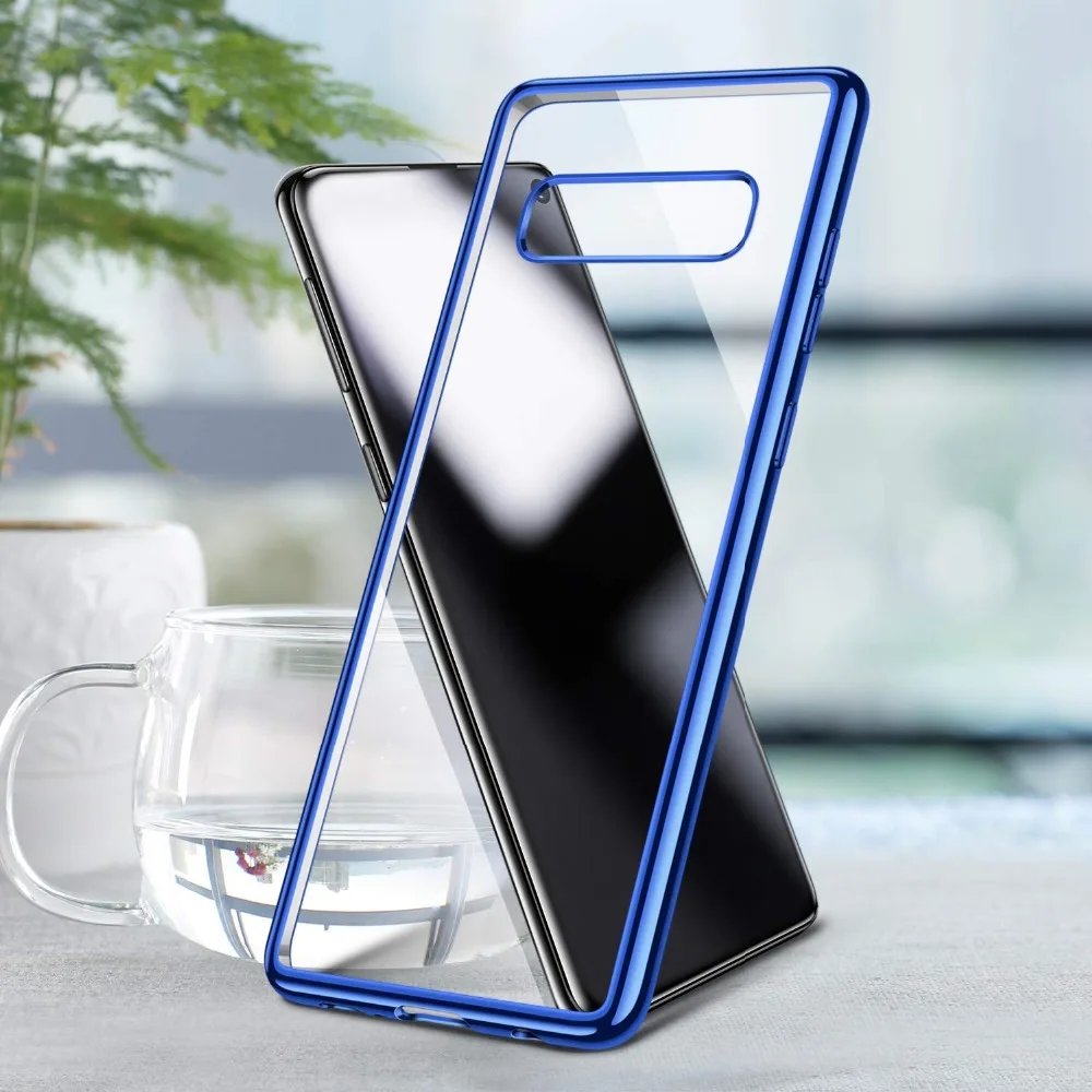 Для samsung Galaxy S10e S10 5G S9 S8 S10 Plus чехол, кристально чистый анти-желтый ультра тонкий плотно прилегающий Мягкий Силиконовый ТПУ чехол для телефона