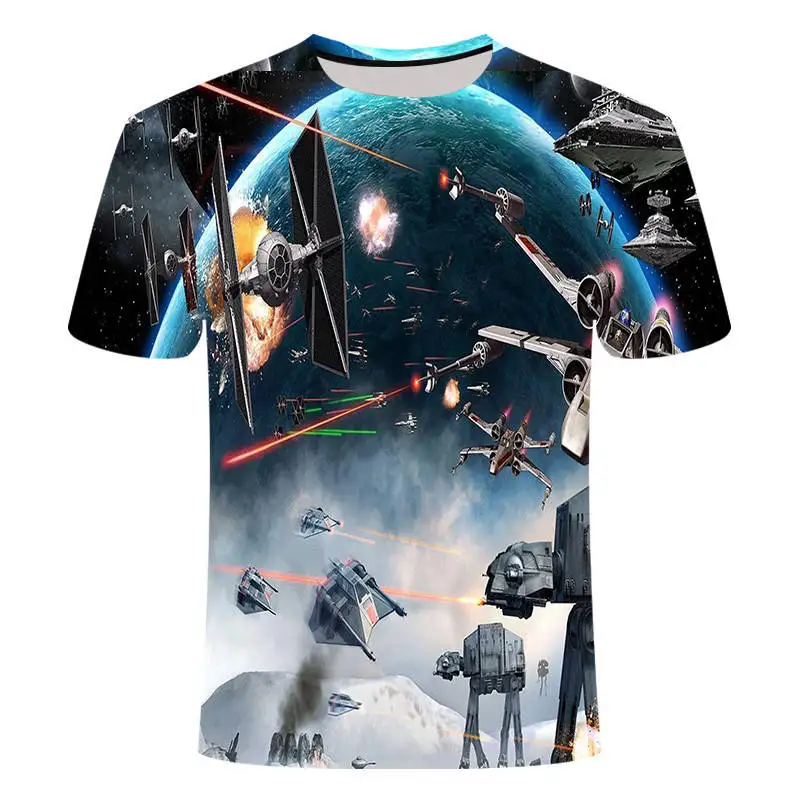 T1428 Newest 3D Printed star wars t shirt Men Women Summer Short Sleeve Funny Top Tees Fashion Casual clothing Asia Size 3 D T-shirt - Цвет: T1428