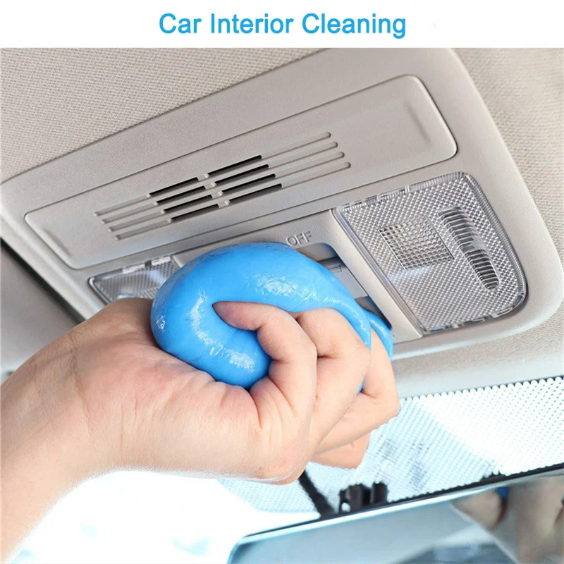 

Car Air Vent Cleaning Gel Auto Dust Putty PC Tablet Laptop Keyboard Printer Corner Gap Home Office Detailing Slime Cleaner Mud
