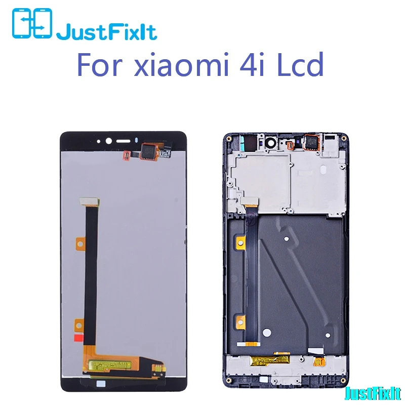 Замена для XIAO mi 4i lcd кодирующий преобразователь сенсорного экрана в сборе части