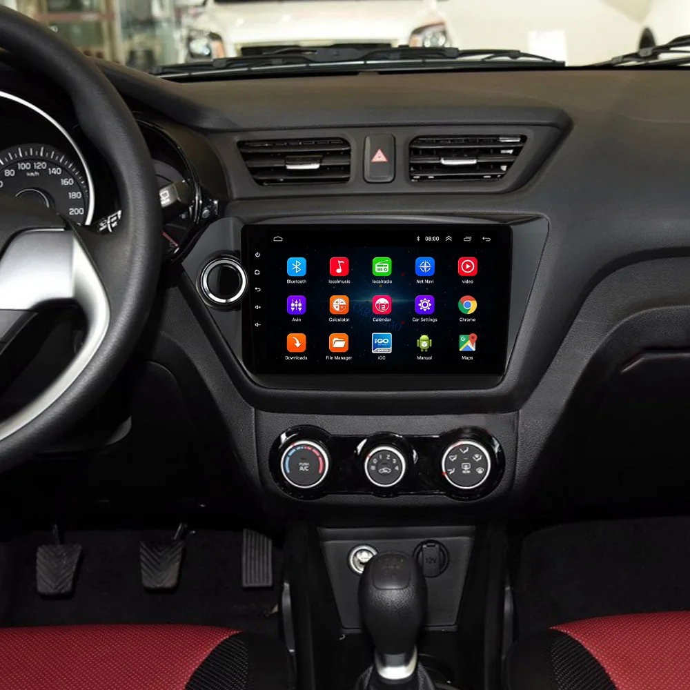 2 Din Автомобильный мультимедийный плеер для KIA RIO 3 4 Android автомобильное радио