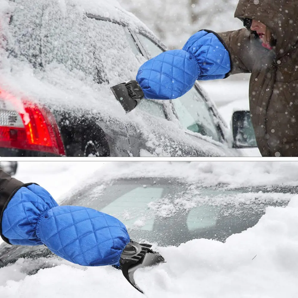 Автомобильный скребок для льда варежки ветрового стекла снегоочиститель
