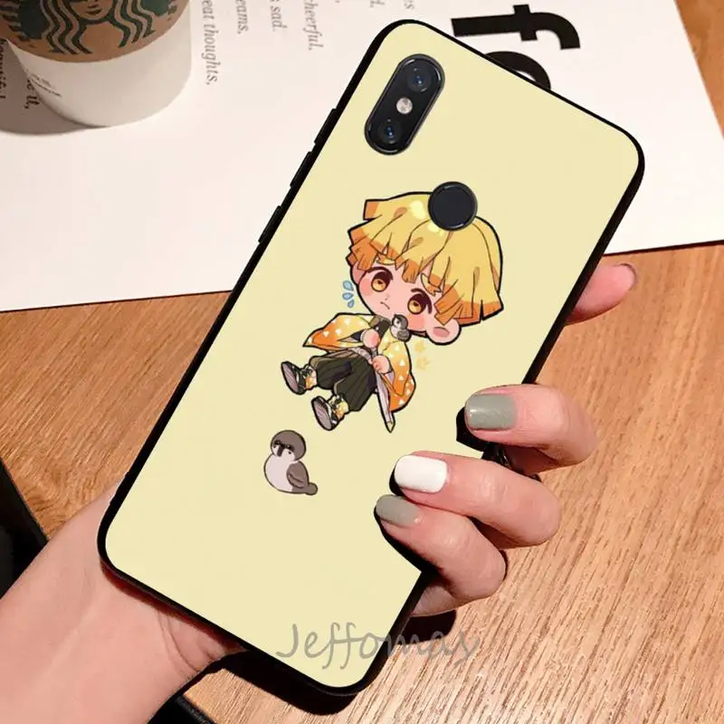 

Demon Slayer Kawaii Anime Phone Case For Xiaomi Redmi 4x 5 plus 6A 7 7A 8 mi8 8lite 9 note 4 5 7 8 pro