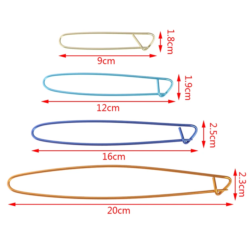 

Multi-color Marker Stitch Holder Needle Clip Craft Knitting Crochet Locking Weaving Sewing Tools