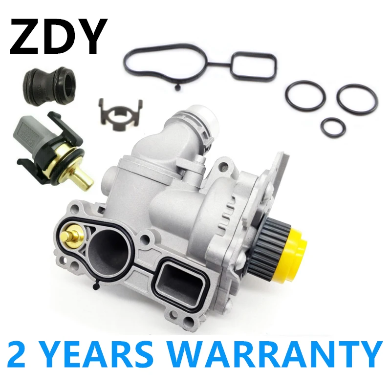 

EA888 Aluminum Engine Water Pump Set For Audi A3 A4 Q5 TT VW CC Tiguan Jetta Golf GTI Eos Beetle 06H 121 026 CQ 06H121026DD