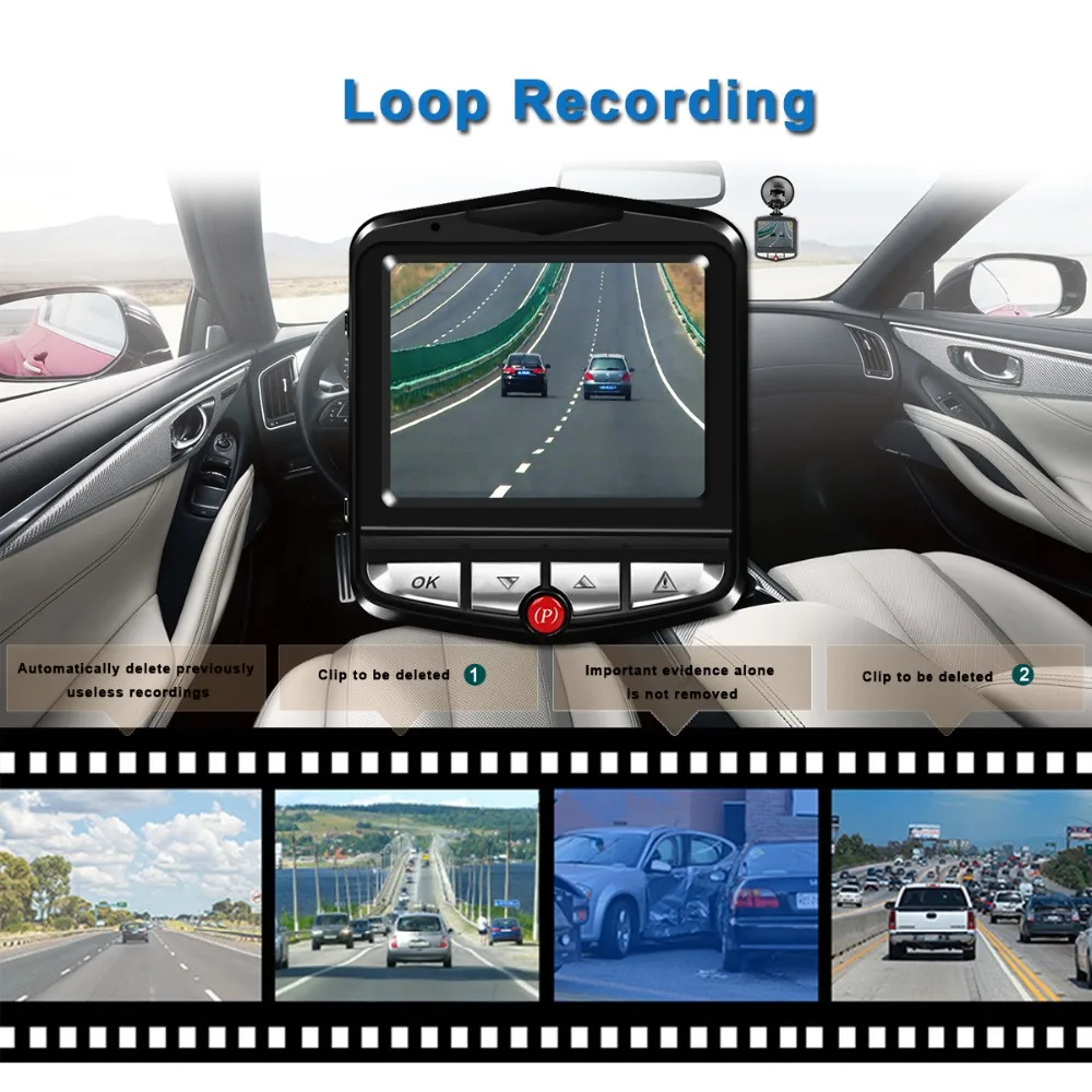 GT300 Dash камера Мини Автомобильный цифровой видеорегистратор Full HD 1080P цифровой рекордео для видеорегистратора авто видеорегистратор монитор обнаружения