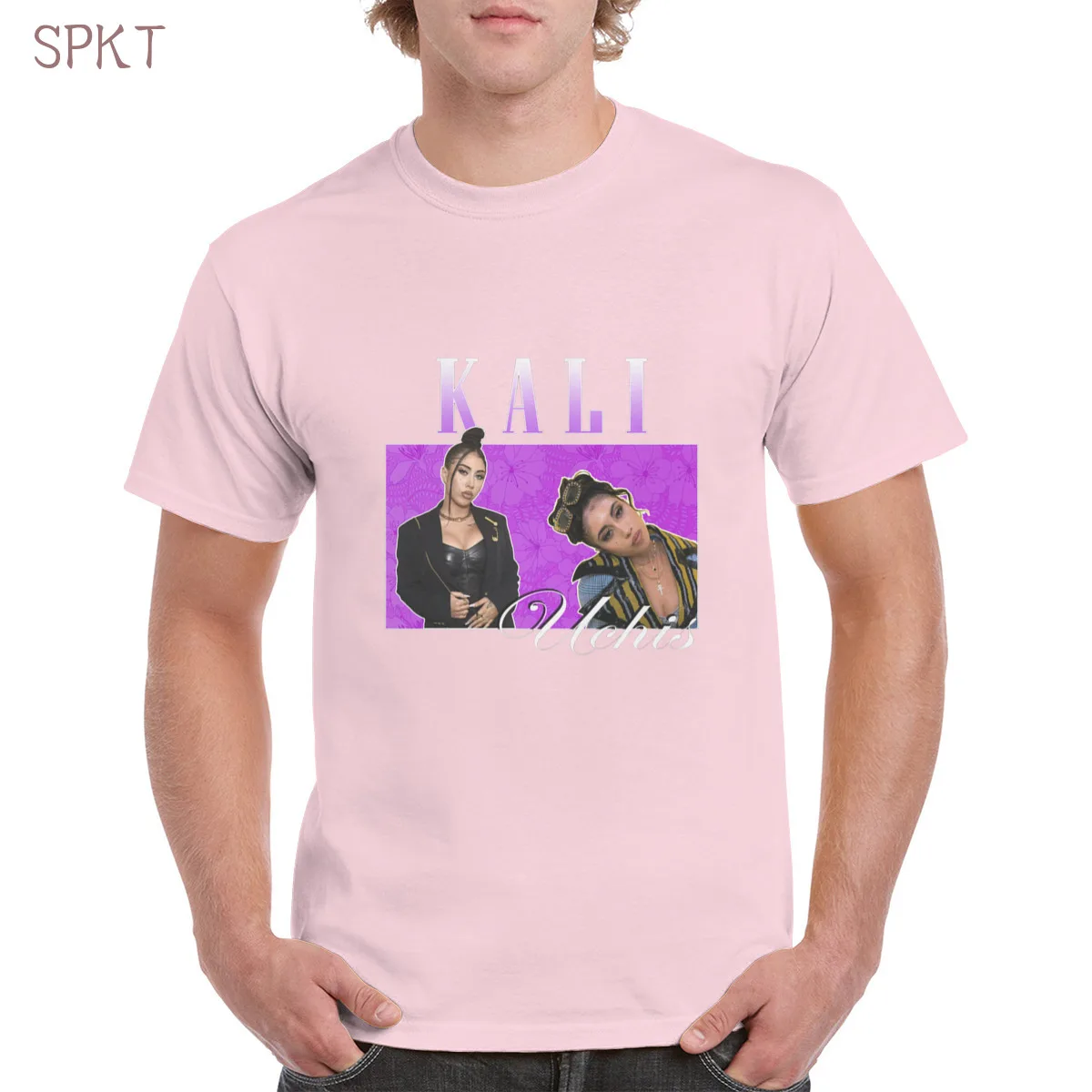 

90's Music singer cover graphic tshirt 100% cotton Kali Uchis Hip hop retro print t shirt top punk oversized women/men's T-Shirt