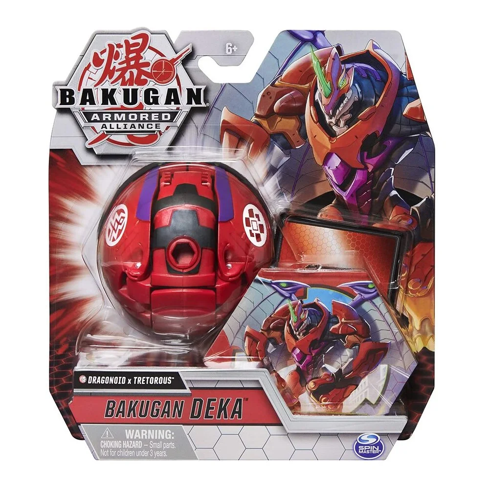 Армированный Альянс Bakugan новинка 2020 года дракоид X прямоугольная красная