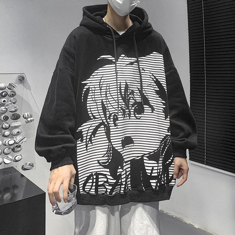 

Супер электромагнитный пистолет осень зима толстовки свитшоты унисекс Harajuku уличная одежда с японскими аниме-принтами женские толстовки пу...