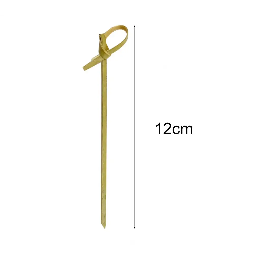 

100PCS/BAG Disposable Bamboo Heart Skewers Fruit Dessert Cake Sign Cocktail Picks Cute Food Sticks Buffet Cupcake Party
