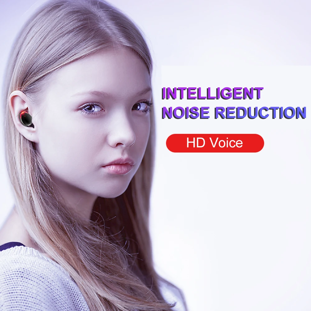 

TWS-наушники F8 с поддержкой Bluetooth и сенсорным управлением, 1500 мА · ч